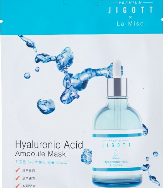 Маска для лица Premium Jigott x La Miso Ампульная с гиалуроновой кислотой 27мл