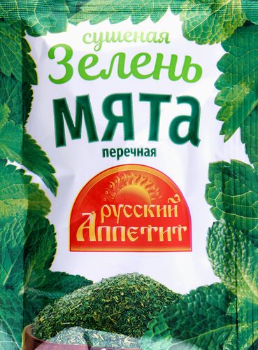 

Приправа РУССКИЙ АППЕТИТ Мята перечная, 10г