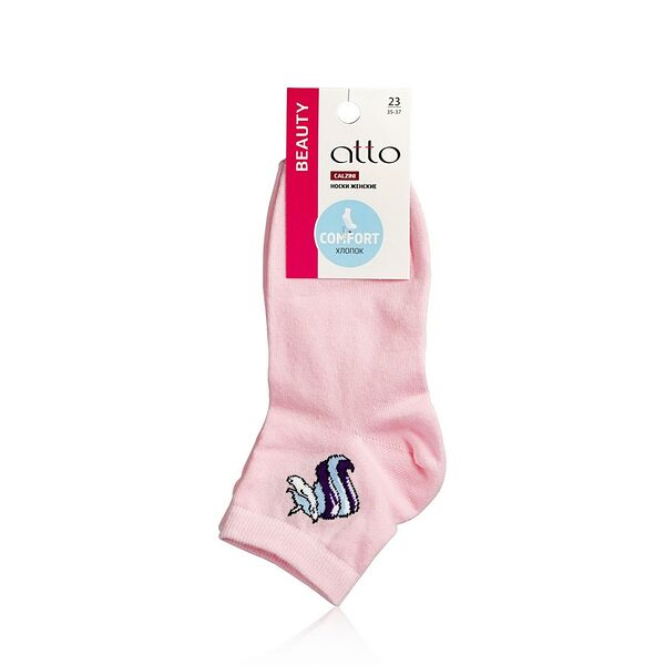 Женские носки Atto Unicorn 1, розовые, р.23