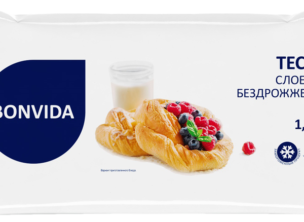 Тесто бездрожжевое BONVIDA слоеное