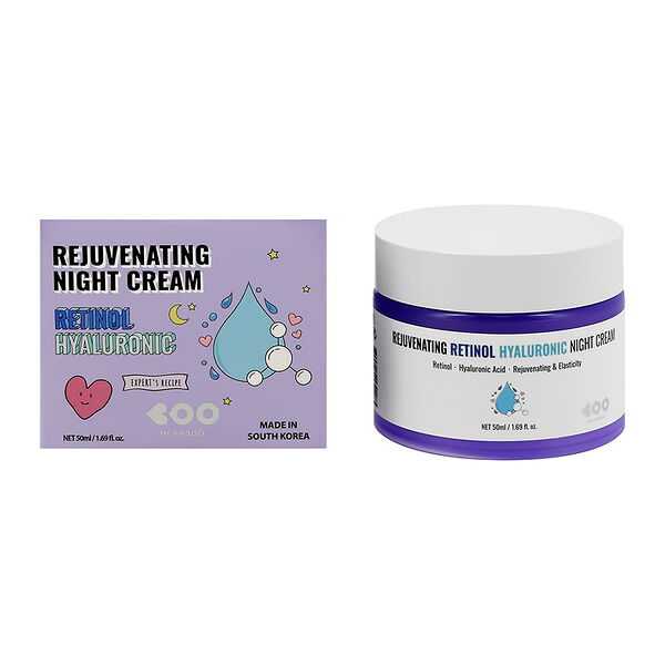 Крем для лица Dearboo ночной с ретинолом и гиалуроновой кислотой (anti-age), 50 мл