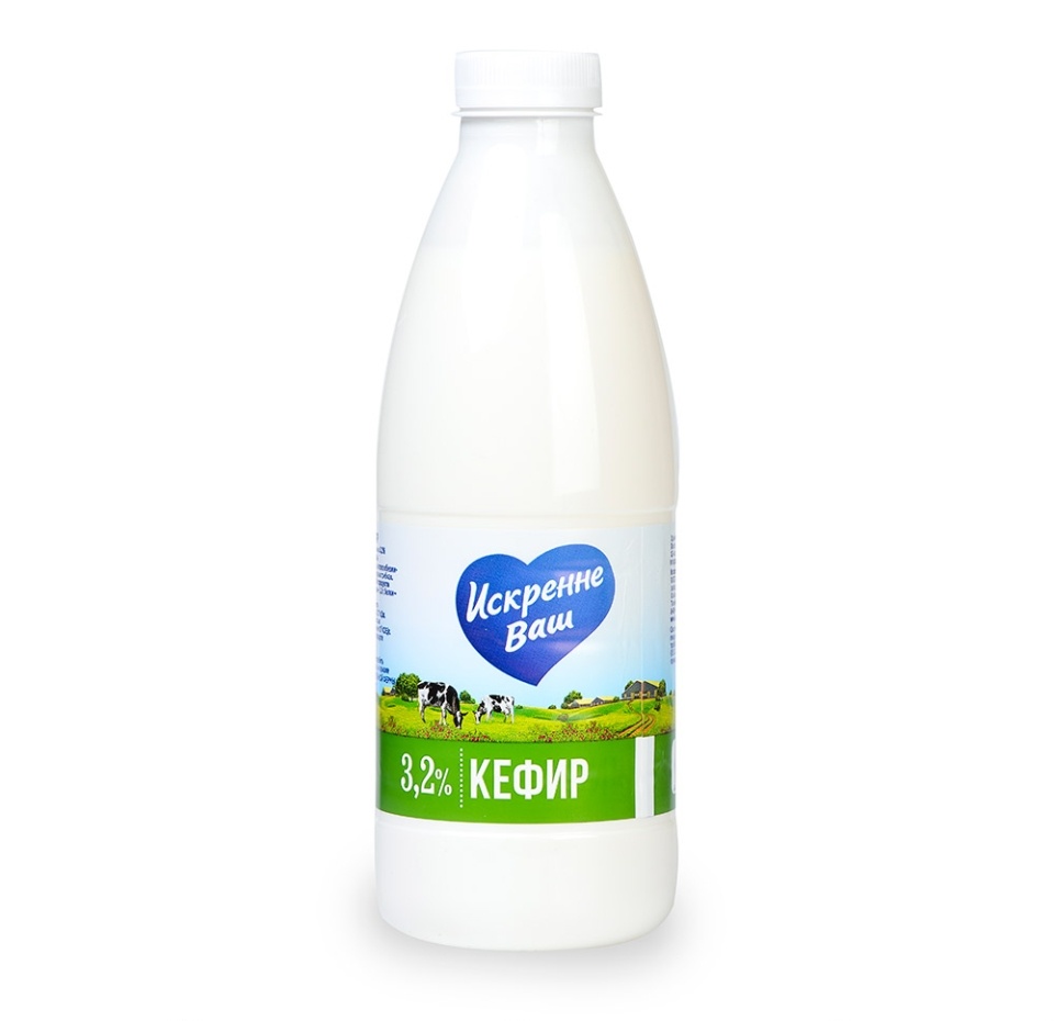 

Кефир Искренне Ваш 3,2%, 1 л, Россия
