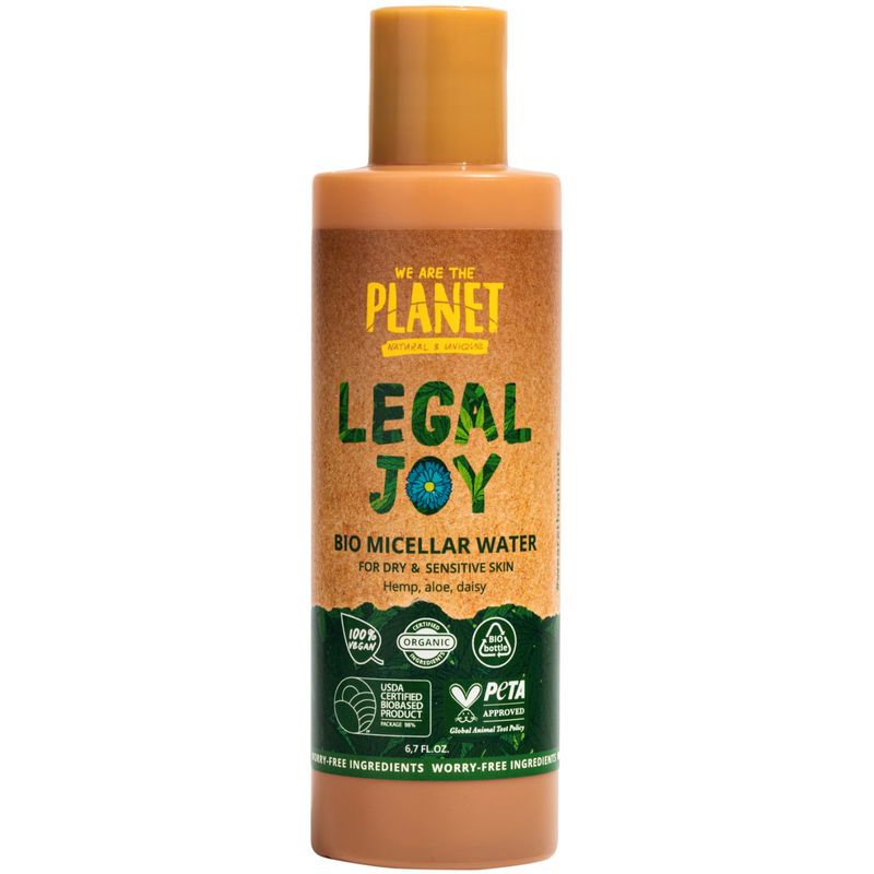 

Мицеллярная вода We are the Planet Legal Joy для сухой и чувствительной кожи 200 мл