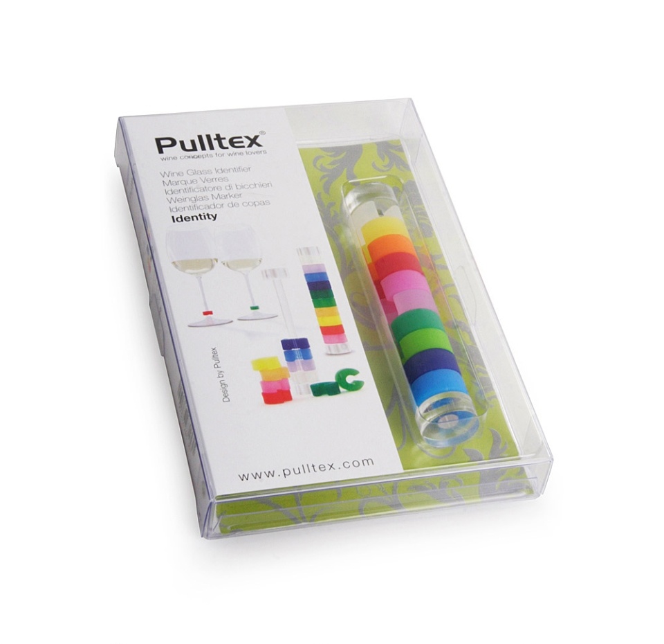 

Маркеры Pulltex для ножки бокала ассорти акрил Pulltex упк 10шт Испания