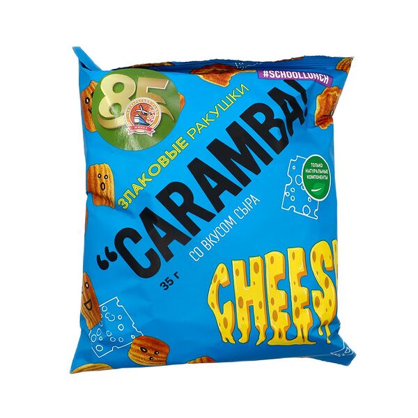 Продукт мультизлаковый со вкусом сыра Caramba Schoollunch 35г