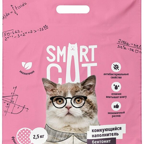 Наполнитель Smart Cat комкующийся 2.5 кг