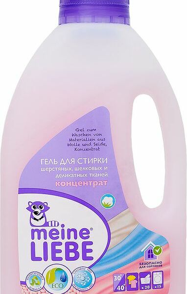 Гель для стирки Meine Liebe для шерстяных шёлковых и деликатных тканей, 800мл