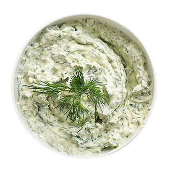 Закуска творожная с чесноком и зеленью