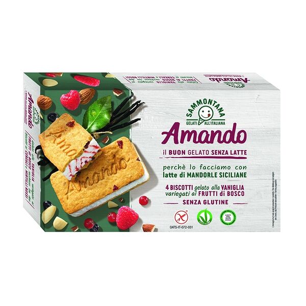 Десерт замороженный Sammontana Итальянское мороженое Амандо Бискотто 240 г