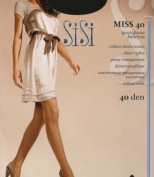 Колготки SiSi Miss 40 Nero Черные Размер 2