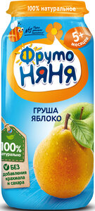 Фруктовое пюре Фрутоняня груша-яблоко в Магнит со скидкой –23%