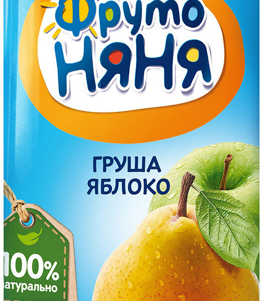 Фруктовое пюре Фрутоняня груша-яблоко