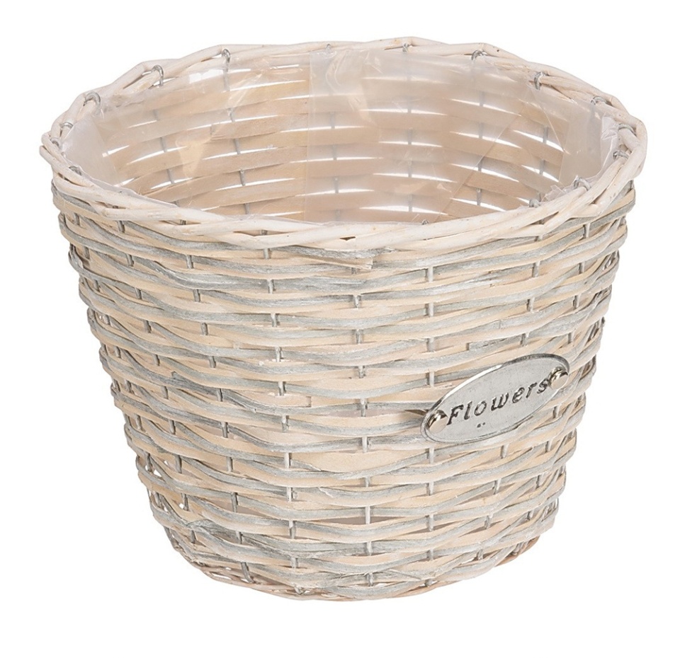 

Кашпо из щепы Вещицы Д270 Ш270 В200 натуральный, Китай