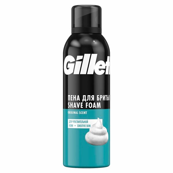 Пена для бритья для чувствительной кожи Gillette Sensitive Skin