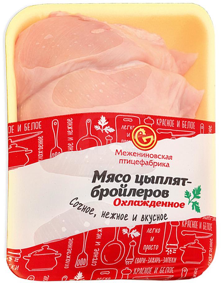 

Филе грудки цыпленка-бройлера Межениновская птицефабрика 1 кг