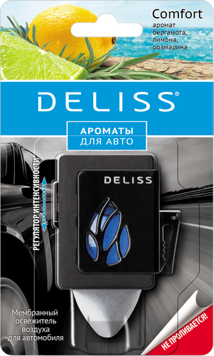 

Ароматизатор автомобильный DELISS Uno Comfort