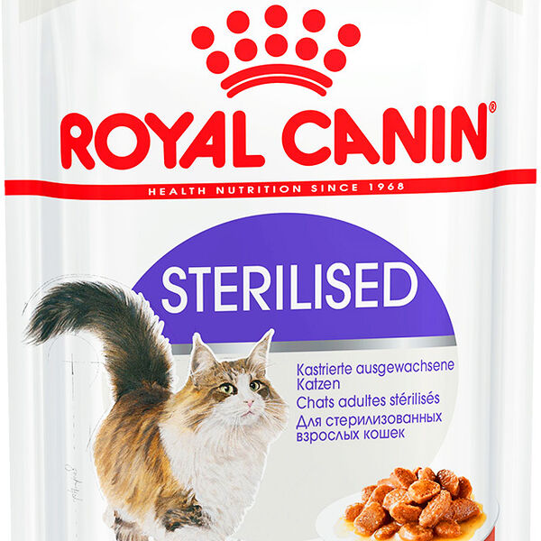 Влажный корм для стерилизованных кошек Royal Canin Sterilised Sobe Sauce мелкие кусочки в соусе