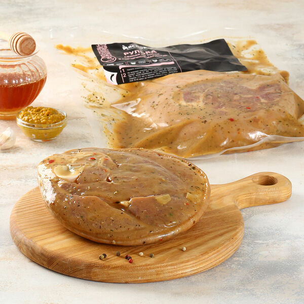 МясновЪ Рулька свиная на кости в горчичном маринаде для запекания