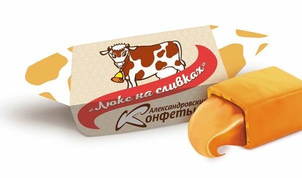 Конфеты Александровские Люкс молочные на сливках