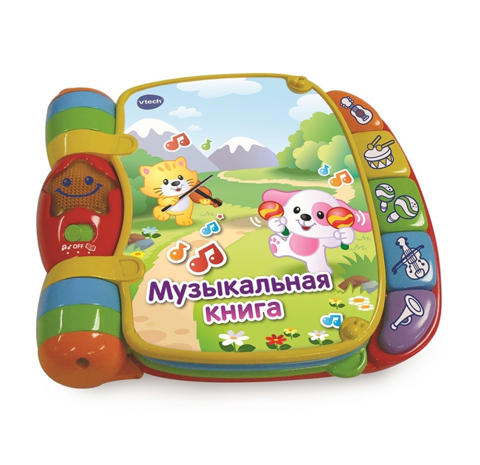 

Интерактивная игрушка «Музыкальная книга» 6-36 мес., VTech, Китай