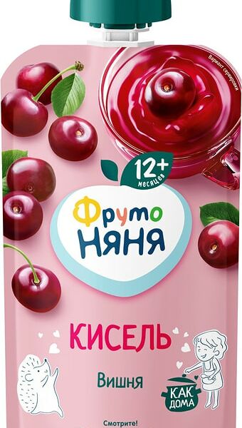 Кисель ФрутоНяня вишня с 12 месяцев 130г