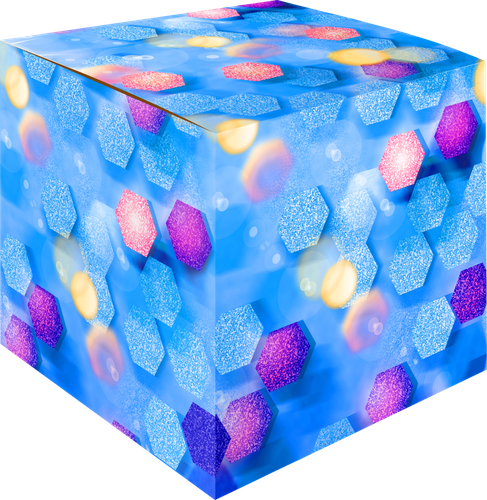 

Коробка подарочная Арт и Дизайн Куб 11х11х10 см