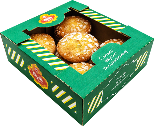 

Печенье КОРОЛЬ СЛАДОСТЕЙ сдобное с творожно-лимонным вкусом и цукатами, 700г