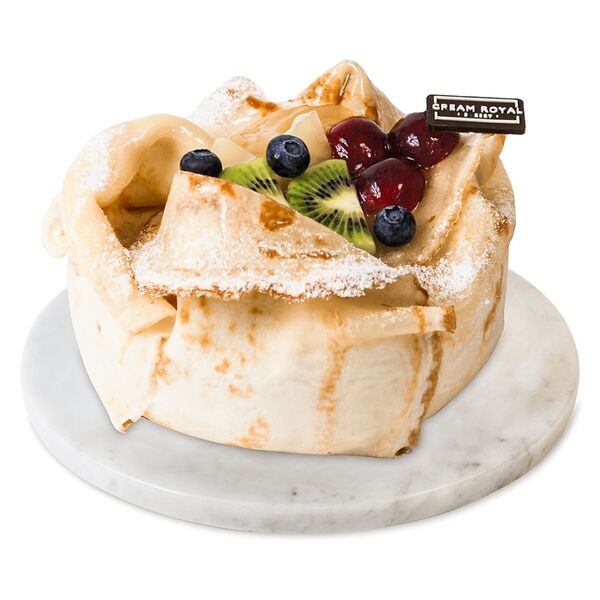 Торт «Блинный» с варёным сгущённым молоком, Cream Royal