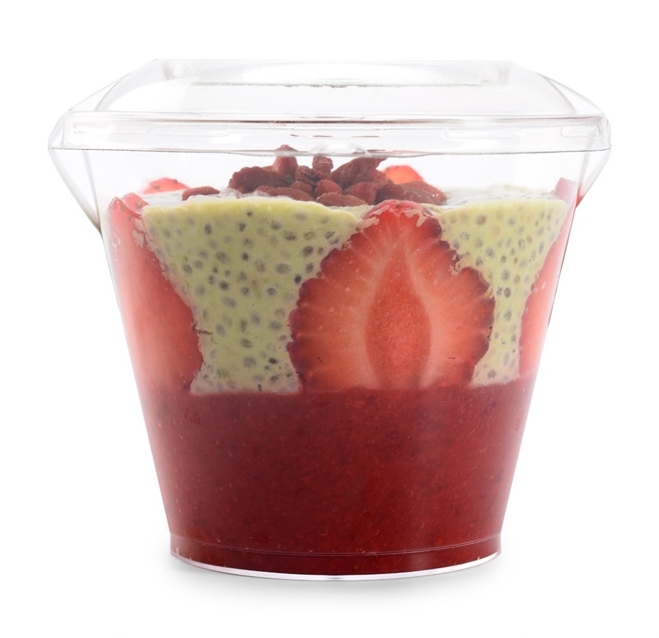 

Десерт SimplyGreen Матча с семенами чиа и свежими фруктами 200 г