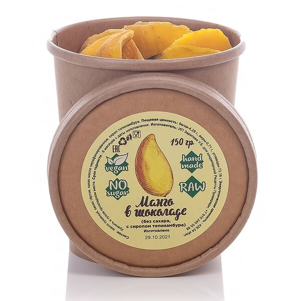 Манго в шоколаде Рецепты Привереды с сиропом топинамбура (веган) 150г, Россия