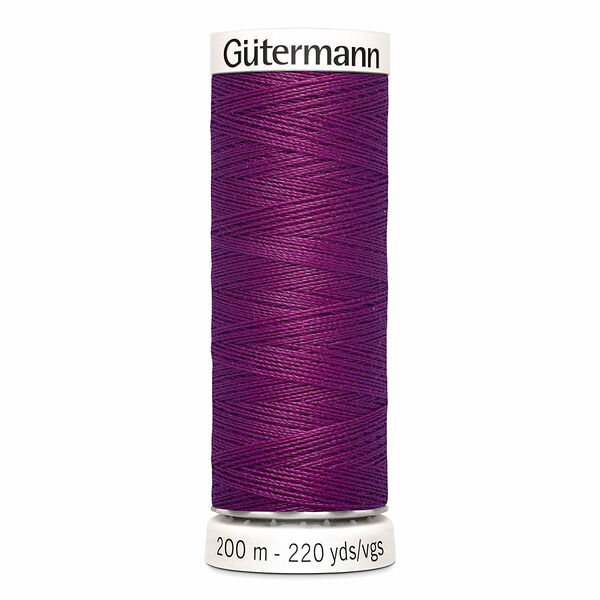 748277 Нить Sew-all для всех материалов, 200м, 100% п/э Gutermann(718 фиолетовая фуксия)