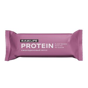 Батончик протеиновый R.A.W.Life Protein смородиновый мусс