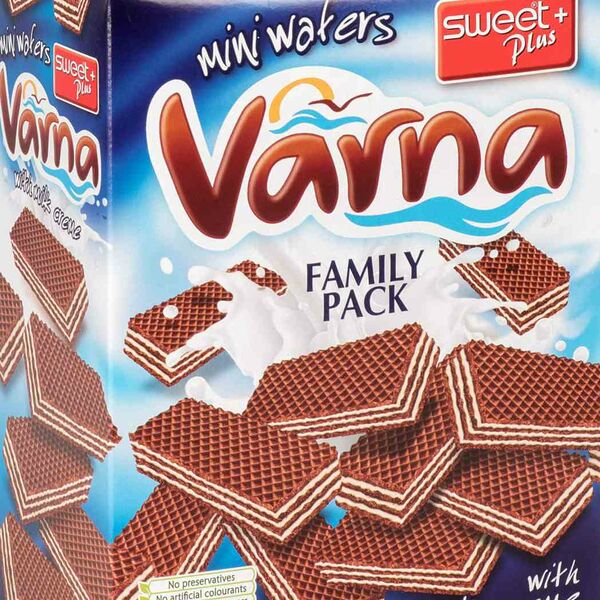 Вафли Varna mini с молочным кремом