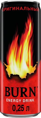 

Напиток энергетический BURN Оригинальный сильногазированный, 0.25л