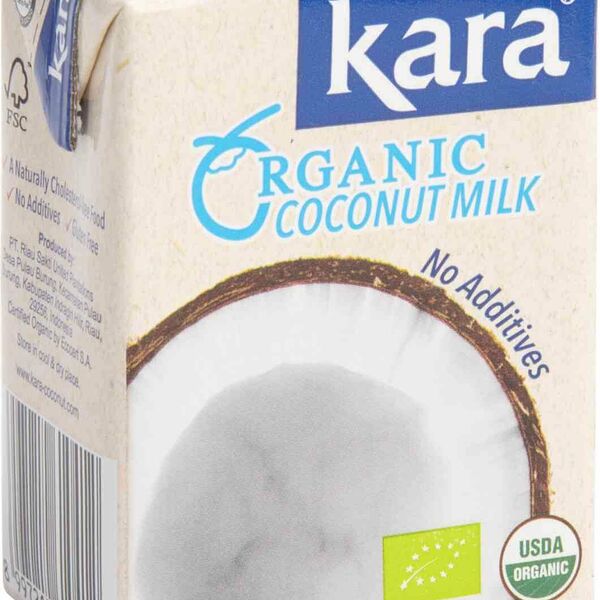 Молоко кокосовое Kara Organic 17%, 200 мл