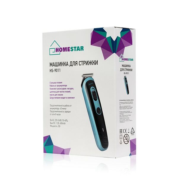 Машинка для стрижки волос Homestar HS-9011 3 Вт