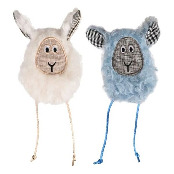 Игрушка для кошек FLAMINGO Rizzo Овечка 8см, в ассортименте