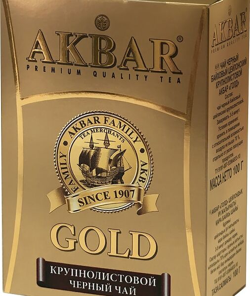 Чай черный Akbar Gold 100г