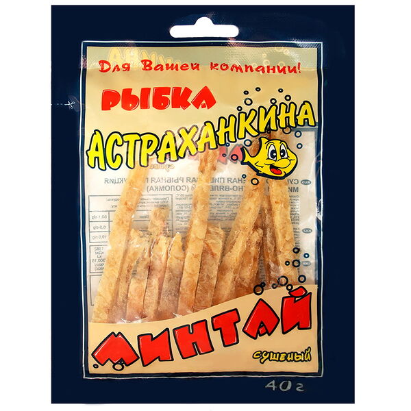 Минтай стружка суш п/п 40г ТМ 