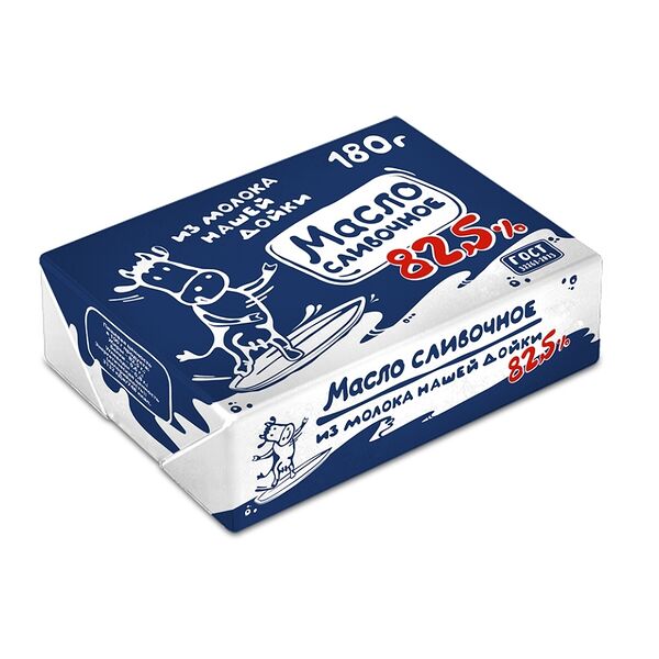 Масло сливочное из молока Нашей дойки 82,5%