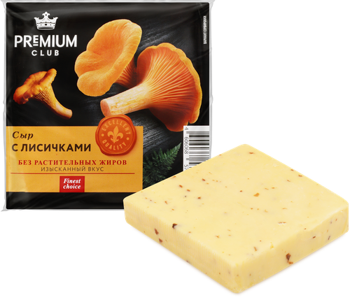 

Сыр Premium Club с лисичками 50%, без змж, 200 г