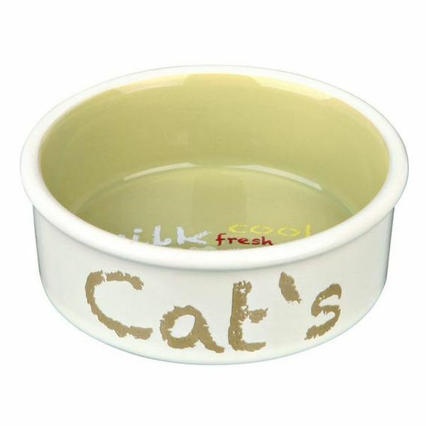 Миска для животных MAJOR белая керамическая 12,5х4,5см