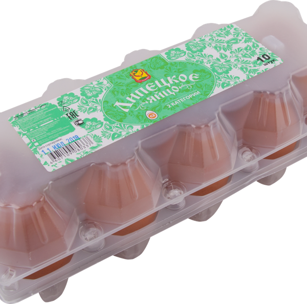 Яйцо куриное ЛИПЕЦКОЕ С2, 10шт