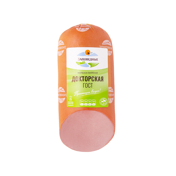 Колбаса Докторская Заповедные продукты Гост