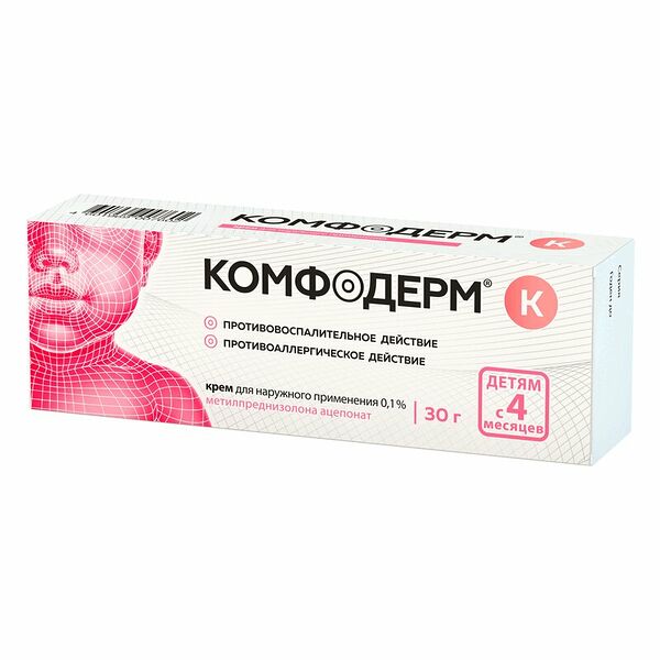Комфодерм К крем 0.1% 30 г