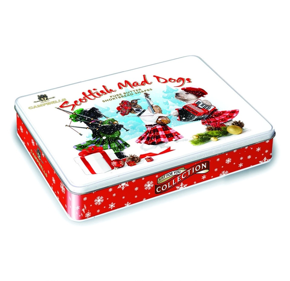 

Печенье Campbells песочное Scottish Mad Dogs Christmas 150 г, Великобритания