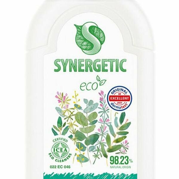 Гель-бальзам для мытья посуды и детских игрушек Synergetic Эвкалипт и горный чабрец, 500 мл