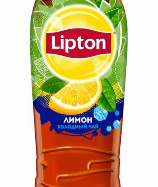 Холодный чай Lipton со вкусом лимон 0.5 л, Россия