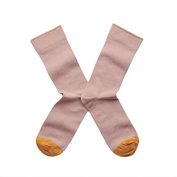 Носки унисекс Plain Nude высокие, Bonne Maison, размер 36-38, Франция