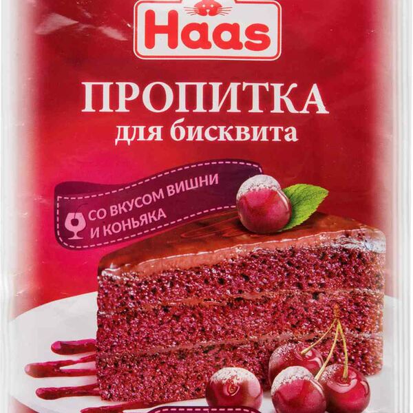 Пропитка д/бисквита HAAS Со вкусом вишни и конька
